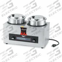 Food Rethermalizer: 8 qt Capacity, 550 W Watt, Black, 12 3/8 in Overall Ht, 17 1/4 in Overall Wd (MPN 72040). Key specifications — Brand: VOLLRATH; Color: Black; Manufacturer Part Number: 72040; Product Type: Rethermalizer; Voltage: 120V AC.