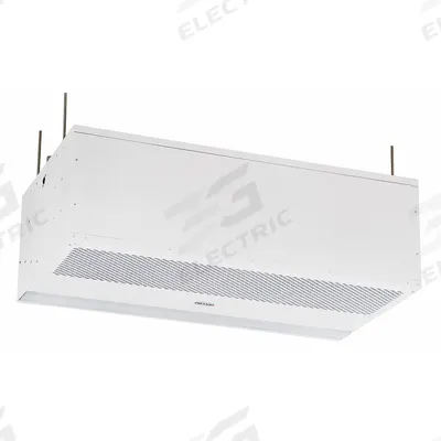 MARS Heated 17"H 72"W 26"D Alumin Air Curtain: For 6 ft Opening Wd, 2,434 cfm - Heated Recess-Mounted Air Curtains