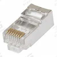 MONOPRICE Modular Plug: Modular Plug RJ45, Stranded, 6 Cable Category, 100pk Pack Size, 100 (MPN 7301). Key specifications — Brand: MONOPRICE; Color: Clear; Compatible Number of Fibers: Simplex; Compatible Wire Solid/Stranded: Stranded; _Pack Size: 100pk.