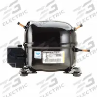EMBRACO Compressor: Reciprocating, 2,870 BtuH Cooling, 1/5 hp, 1/4 in Discharge Line Connection Size (MPN EMIS70HHR1). Key specifications — Manufacturer Part Number: EMIS70HHR1; Brand: EMBRACO; Compressor Protection: Hermetic; For Refrigerant Type: R-134A.
