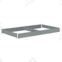 TENNSCO Shelf: 42 in x 18 in, 2,500 lb Load Capacity, Gray, Shelf (MPN ZLCS-4218). Key specifications — Includes: (4) Beams; Shelf Configuration: Single Straight; Color: Gray; Frame Material: Steel; Brand: TENNSCO; Frame Finish: Zinc Plated; Product Type: Shelf.
