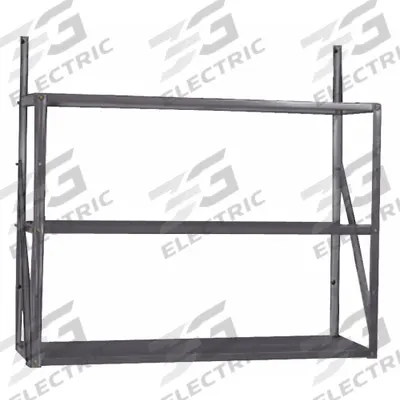 ARROW Shelving Kit: 33 1/4 in x 10 5/8 in x 30 1/4 in, Gray, Steel - Storage Accessories for Steel Sheds