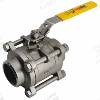 APPROVED VENDOR Manual Two-Way Ball Valve: 1 in, 316 Stainless Steel, Straight Valve Body, RPTFE (MPN 06Q031B04010). Key specifications — Brand: APPROVED VENDOR; Handle: Locking Lever.