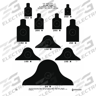 ACTION TARGET Shooting Range Targets: Tagboard Paper, Bullseye Target, 23 in Ht, Black/White - Bullseye Targets