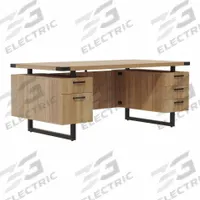 MIRELLA Office Desk: Sand Dune, 72 in Overall Wd, 36 in Overall Dp, Sand Dune (MPN MRDBF7236SDD). Key specifications — Color: Sand Dune; Desktop Color: Sand Dune; Material: Steel.