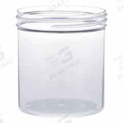 QORPAK Laboratory Jar: Polystyrene, 16 fl oz, 89.92 mm Body Dia, 89-400 mm Screw Closure Size, Round (MPN PLA-03360). Key specifications — Brand: QORPAK; Clarity: Clear; Closure Included: No; Pre-Cleaned: None.