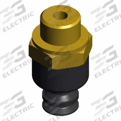 SMC Vertical Vacuum Inlet: Bellows, M5 x 0.8, 4 mm Pad Dia, NBR, Black, 50, 13.5 mm Pad Ht, ZP3-T (MPN ZP3-T04BN-A5). Key specifications — attr1019101: ZP3-T04BN-A5; attr1019103: SMC; attr1019107: 50.