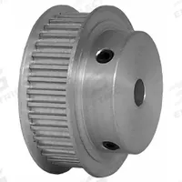 DAYTON Timing Pulley: Curvilinear, Fixed, For 9 mm Belt Wd, 40 Teeth, 3 mm Pitch, Aluminum (MPN 40-3M09-6FA3). Key specifications — Brand: DAYTON; Finish: Clear Anodized; For Belt Series: Powerhouse®.