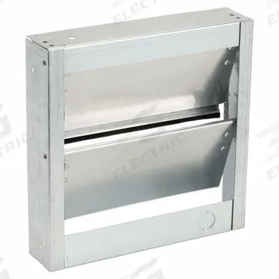 Dayton 9.75"H-W 4.5"L Alu Univ Backdraft Dampr: For 10 in Fan, For 10 in Nominal Duct Dia - Universal-Mount Backdraft Dampers