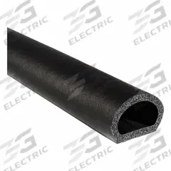 TRIM LOK INC Rubber Seal: D-Shaped, Self-Adhesive Mounting, High-Strength, EPDM, 25 ft Overall Lg (MPN X1750BT-25). Key specifications — Color: Black; Mounting Style: Self-Adhesive; Seal Shape: D-Shaped; Brand: TRIM LOK INC; Material: EPDM; Adhesive Bond: High-Strength.