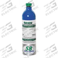 GASCO Calibration Gas: Nitrogen, Refillable, +/-5% Accuracy, NH3, Calibration Gas, Calibration Gas (MPN 58ES-13-200). Key specifications — For Use With: All OEM Gas Detectors; Background Gas: Nitrogen; Brand: GASCO; Gas Mixture: Azane 200 ppm; Reusability: Refillable.