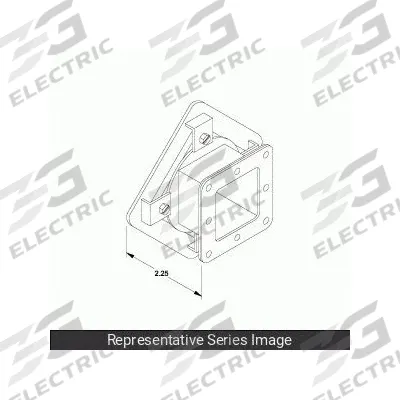 HAMMOND MANUFACTURING Wireway Nipple: 8 in Wd, 8 in Ht, 2 1/4 in Lg - Swivel Nipples for Corrosion-Resistant Washdown Wireways
