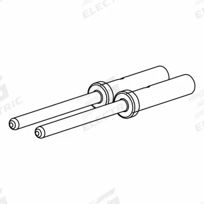 ANDERSON POWER PRODUCTS Pin Auxiliary Contact: PPMX, 24 to 20 AWG, Gold, 4803G3 - Electrical Contacts for Anderson Power Connectors