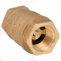 MILWAUKEE VALVE Low Lead Spring Check Valve: Swing, Inline Valve Body, 3/4 in Pipe Size, FNPT x FNPT (MPN UP548T 3/4). Key specifications — Brand: MILWAUKEE VALVE.