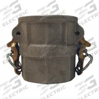Cam and Groove Coupling: 1 1/4 in Coupling Size, 1 1/4 in Hose Fitting Size, 3 3/32 in Overall Lg (MPN AD125). Key specifications — Thread Size: 1-1/4 in -11-1/2; Fitting Type: FNPT; Gasket Material: Nitrile; Brand: DIXON VALVE & COUPLING.