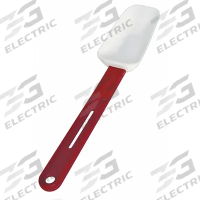CRESTWARE Spoonula: 16 in Overall Lg, Silicone Blade, Silicone Handle - Spatulas