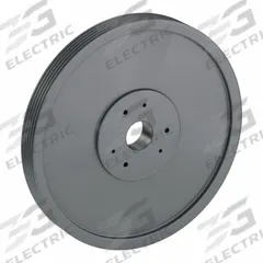 APPROVED VENDOR V-Belt Pulley: 3V2500, 5 Groove, 25 in OD, Bushed Bore, E, For 3V/3VX Belt Section (MPN 53V2500E). Key specifications — Pulley Industry Number: 3V2500; Pitch Diameter: 25 in (3V); For Belt Section (broad, with similar types): 3V or 3VX.
