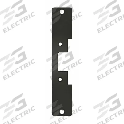 HES Electric Strike Faceplate: 1 7/16 in Wd, 7 15/16 in Ht - Electric Strike Faceplates