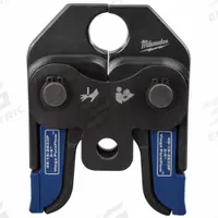 MILWAUKEE Press Jaw: 3/4 in Pipe, PEX, For Viega Pureflow, Sub-Compact Tool Types (MPN 49-16-2633P). Key specifications — attr518773: Jaw; attr518762: PEX; attr518771: Steel; attr518761: Viega Pureflow; attr518760: MILWAUKEE.