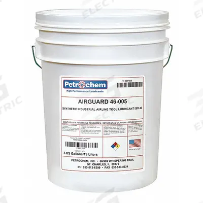PETROCHEM Air Tool Oil: Synthetic, -55°F Min. Op Temp., 450°F Max. Op Temp., NSF H2 - Air Tool Lubricants