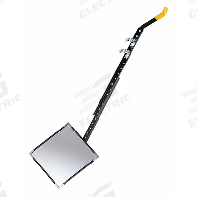 SEE ALL INDUSTRIES Inspection Mirror: 12 in L x 12 in W Mirror Size - Rolling Inspection Mirrors