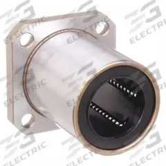NB Linear Square Flange Mount Bearing: Single, SWK, 1 1/4 in ID, 3.125 in Flange Wd (MPN SWK20GUU). Key specifications — Material: Resin.