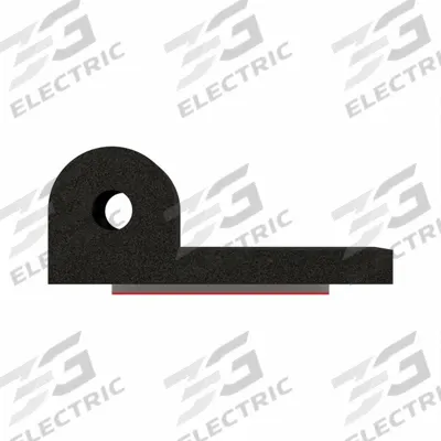 FAIRCHILD Weatherstripping: P-Shaped, Self-Adhesive Mounting, Std, EPDM, 50 ft Overall Lg - P-Section Foam Rubber Seals