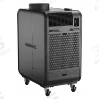 MOVINCOOL Portable Air Conditioner: 2,000 sq ft – 2,500 sq ft, 60,000 BtuH, 460V AC, Cooling Only (MPN Climate Pro K63). Key specifications — Compatible Location: Indoor; Voltage: 460V AC; Includes Air Filter: Air Filter Included; Brand: MOVINCOOL.