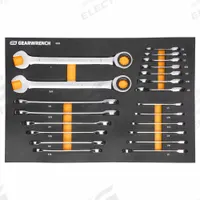 GEARWRENCH Hand Ratchet Set: Not Reversible, 20 1/4 in Overall Lg, 5° Min Arc Swing (MPN 86526). Key specifications — attr1205598: Not Reversible; attr1205624: GEARWRENCH.