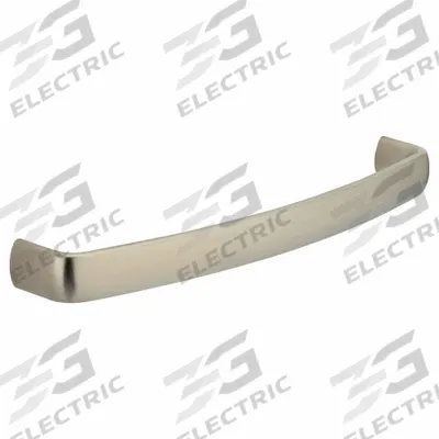 SUGATSUNE Pull Handle: Threaded Holes, Stainless Steel, Silver, #8-32 Screw Size - Standard Pull Handles