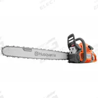 HUSQVARNA Gas-Powered Chainsaw: 24 in Bar Lg, Rear Handle, Auto Chain Oiler, 3.6 hp Horsepower (MPN 460 Rancher). Key specifications — Engine Cycle: 2-Cycle; Brand: HUSQVARNA.