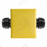 LEVITON Portable Outlet Box: Portable Outlet Box, 1 Gangs, 3R, Yellow, 4 3/8 in Overall Ht (MPN 3099F-2Y). Key specifications — Color: Yellow; Brand: LEVITON.