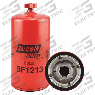 BALDWIN FILTERS Fuel Filter: Spin-On, 3 11/16 in Outside Dia, 1-12 Thread Size, Diesel Fuel - Spin-On Fuel Filters