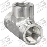 PARKER Metal Pipe Tee: Tee, Carbon Steel, 3/8 in x 3/8 in x 3/8 in, 5,300 psi (MPN 6-6-6 FT-S). Key specifications — Pipe Fitting Material: Carbon Steel; Brand: PARKER; Maximum Operating Pressure: 5,300 psi; Connector Type: Coupling; (DO NOT SEND) Manufacturer Location: Globally Sourced; Fitting Pipe Size: 3/8 in x 3/8 in x 3/8 in.