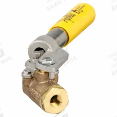 APOLLO Manual Two-Way Ball Valve: 1/4 in, Bronze, Straight, FNPT x FNPT, 600 psi Max. Pressure (CWP) (MPN 7150101). Key specifications — Brand: APOLLO; Handle: Spring-Return Lever.