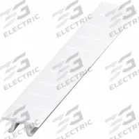 SCHNEIDER Marking Strip: White, 0.24 in Wide Terminal Blocks (MPN NSYTRAB610). Key specifications — Compatible Manufacturer Model Number: NSYTRAB6; Marking: Numbers 1 to 10; Compatible with Product Type: 0.24 in Wide Terminal Blocks; Brand: SCHNEIDER.