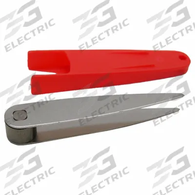 MIRACLE POINT Precision Tweezer: Stainless Steel, 2 1/4 in Overall Lg - Metal Medical Tweezers