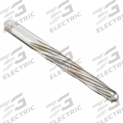 YANKEE Taper Pin Reamer: For #1 Pin, 0.1447 in x 0.1798 in Dia - Spiral-Flute Taper Pin Reamers
