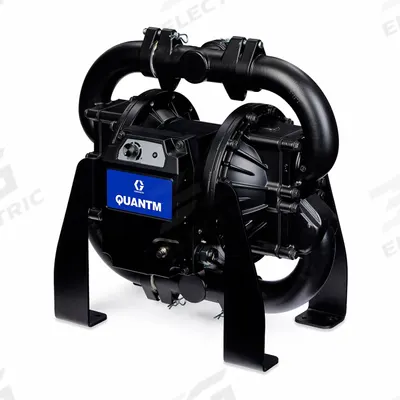 GRACO Electric Diaphragm Pump: Aluminum Body, 2 in Fluid Connection Size - Aluminum Housing EODD Pumps