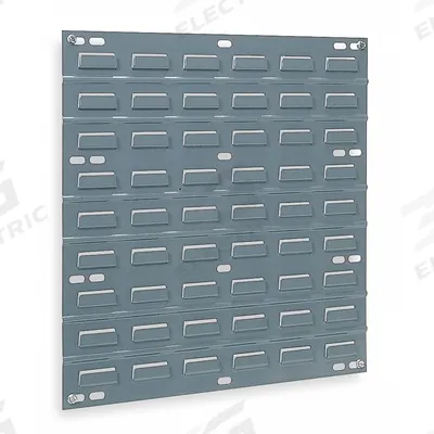AKRO-MILS Louvered Panel: 20 in x 18 in x 5/16 in, 1 Sides, 0 Bins - Wall-Mount Louvered Panels Without Bins