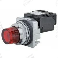 SIEMENS Pilot Light: 30 mm Panel Mounting Size, Red, Incandescent, Class 52 Series (MPN 52PL5D2). Key specifications — Series: Class 52; Brand: SIEMENS; Includes Push-To-Test: No Push-To-Test Included.