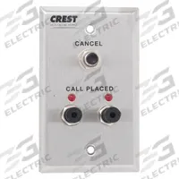 CREST HEALTHCARE SUPPLY Bedside Station: 2 3/4 in Overall Wd, 24V DC, B-122C. Key specifications — Standards: FDA Listed; Manufacturer Part Number: B-122C; Color: Silver; Voltage: 24V DC; Brand: CREST HEALTHCARE SUPPLY; Call Station Type: Bedside Station; Part Type: Station Replacements; Station Type: Patient Stations.