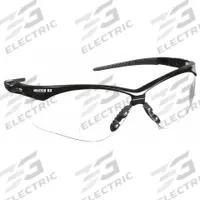 KLEENGUARD Reader Safety Glasses: Clear Lens Color, Wraparound Frame, Hard Coat, Bottom, +1.0 (MPN 28618). Key specifications — Brand: KLEENGUARD; Series: V60 Nemesis RX; Diopter Strength: +1.0; Lens Color: Clear.