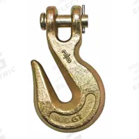 B/A PRODUCTS CO. Grab Hook: 6,600 lb Working Load Limit, 70 Hook Grade, Steel, Clevis, Yellow (MPN 11-38G7H). Key specifications — Brand: B/A PRODUCTS CO..