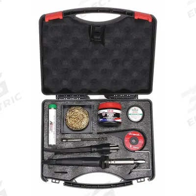 AMERICAN BEAUTY Soldering Kit: 50 W, 1,050°F, Screwdriver Tip, 0.16 in Tip Wd - Electric Soldering Irons