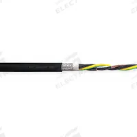 CHAINFLEX Motor Cable: 10 AWG, 4 Conductors, 25 ft, PVC Jacket, 1,000 V (MPN CF31-60-04-25). Key specifications — Conductor Material: Copper; Conductor Configuration: Single; Minimum Bend Radius Factor - Fixed: 4 x OD; Minimum Bend Radius Factor - Flexible: 6 x OD; Includes Ground: Yes; Minimum Bend Radius Factor - E-Chain: 7.5 x OD; Resistance Properties: Heat Resistant; Standards: cRUus.