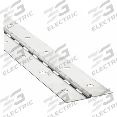 APPROVED VENDOR Piano Hinge: Stainless Steel, 48 in Leaf Ht - Full Surface-Mount Piano Hinges