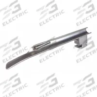 MEDSOURCE Laryngoscope Blades: Miller, 2 Blade Size, Fiber Optic, 6 1/8 in Overall Lg (MPN MS-46122). Key specifications — Brand: MEDSOURCE; Blade Size: 2; Color: Silver; Material: Stainless Steel; Disposable: Reusable; Illumination Type: Fiber Optic.