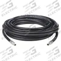 Pressure Washer Hose: 3/8 in ID, 50 ft Lg, Chlorinated Polyethylene, Black, MNPT x MNPT, 3,000 psi (MPN 20023835). Key specifications — Hose Cover Material: Chlorinated Polyethylene; Fitting Type: MNPT x MNPT; Hose Color: Black; Hose Configuration: Coupled Assembly; Brand: CONTINENTAL.