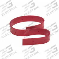 TENNANT Rear Squeegee Blade: Latex, 2 3/4 in Overall Lg, 2 1/4 in Overall Wd, Red (MPN 4047710). Key specifications — Material: Latex; Product Type: Rear Squeegee Blade; Brand: TENNANT; Compatible Grainger Part Number: 795GU7.